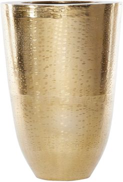 Willow Row Modern Large Cylindrical Aluminum Gold Floor Vase - 12.5" x 18.25 at Nordstrom Rack