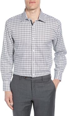 Trim Fit Plaid Dress Shirt