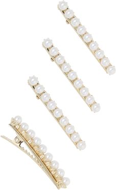 4-Pack Imitation Pearl Hair Pins