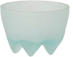 Small Footed Frosted Glass Bowl