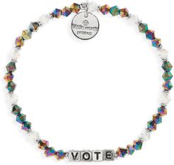 Vote Beaded Stretch Bracelet