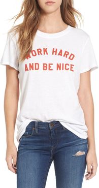 'Work Hard' Graphic Tee