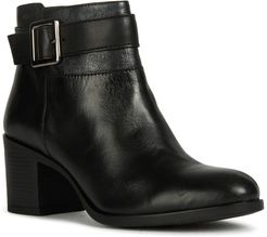 GEOX Leather Buckled Strap Ankle Bootie at Nordstrom Rack