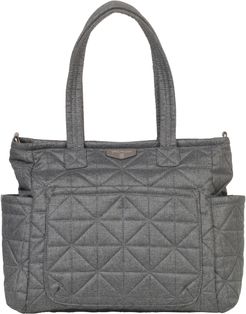 Infant Twelvelittle Love Water Resistant Diaper Tote - Grey