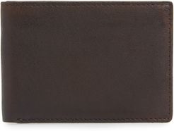 Leather Bifold Wallet - Brown