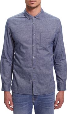 Hansen Regular Fit Button-Down Flannel Shirt