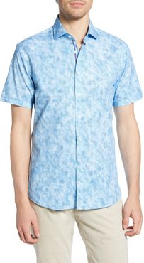 Kelly Hi-Flex Modern Fit Short Sleeve Button-Up Shirt