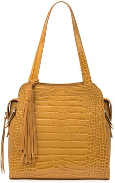 Vince Camuto Tal Croc-Embossed Leather Tote at Nordstrom Rack