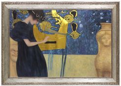 Overstock Art Musik (Luxury Line) 1895 - Framed Oil reproduction of an original painting by Gustav Klimt at Nordstrom Rack