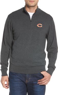 Big & Tall Cutter & Buck Chicago Bears - Lakemont Regular Fit Quarter Zip Sweater