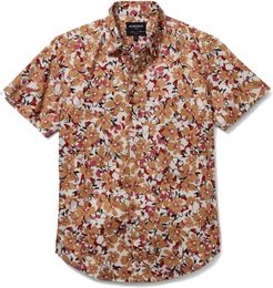 Riviera Floral Print Short Sleeve Button-Up Shirt