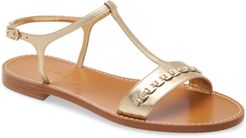 Tremiti Chain Trim Flat Sandal