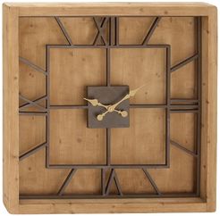 Willow Row Wood & Metal Square Wall Clock at Nordstrom Rack