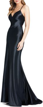 Corseted Satin Gown