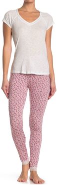 Vera Bradley Montague Lace Trim Lounge Leggings at Nordstrom Rack