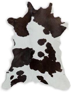 Kinetic Natural Mini Cowhide Throw - 2ft x 3ft - Chocolate/White at Nordstrom Rack