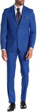 SOUL OF LONDON Two Button Notch Lapel Slim Fit Suit at Nordstrom Rack