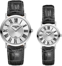 Roamer Limelight His & Hers 2-Hand Date Watch Set at Nordstrom Rack