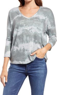 Tie Dye V-Neck Sweater