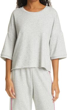 Shine Bright House Party Cotton Blend Fleece Top