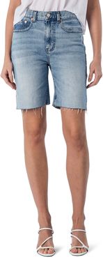 La Brea High Waist Denim Shorts