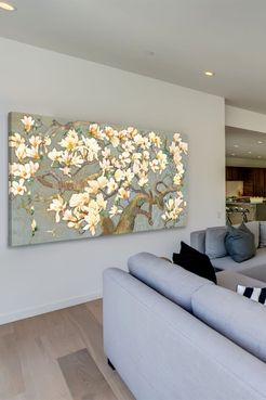 Marmont Hill Inc. Magnolia Branches IV Painting Print on Wrapped Canvas - 22.5" x 45" at Nordstrom Rack