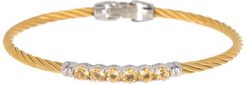ALOR 18K Yellow Gold Stainless Steel Cable Cascade Chain Bracelet at Nordstrom Rack