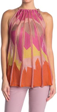 M Missoni Patterned Pleated Tank at Nordstrom Rack