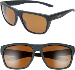 Barra 59mm Chromapop(TM) Polarized Sunglasses - Matte Forest
