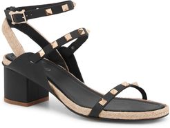 Rockstud Strappy Espadrille Sandal