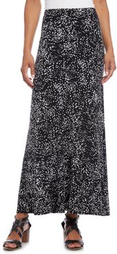 Abstract Dot A-Line Skirt