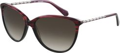 Balmain 59mm Butterfly Sunglasses at Nordstrom Rack