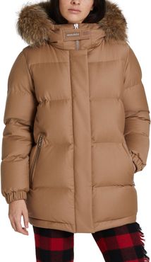 Luxe Aliquippa Down Parka With Genuine Coyote Fur Trim