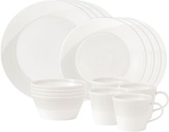 1815 White 16-Piece Dinnerware Set