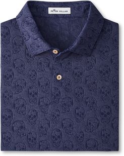 Carl Short Sleeve Stretch Jacquard Polo