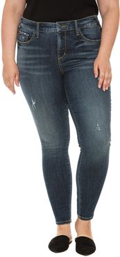 Plus Size Women's Slink Jeans Denim Leggings