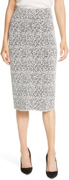 Fucille Knit Midi Pencil Skirt