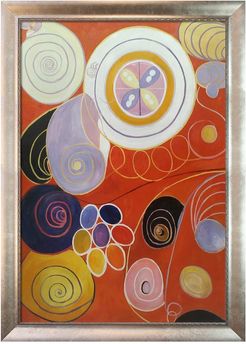 Overstock Art Group IV, The Ten Largest, No. 3, Youth, Silver Scoop, Swirl Lip Frame - 29" x 41" at Nordstrom Rack