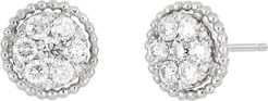 Mika Beaded Circle Diamond Stud Earrings (Nordstrom Exclusive)