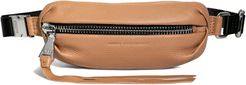 Milan Mini Leather Belt Bag - Green
