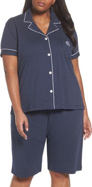 Plus Size Women's Lauren Ralph Lauren Bermuda Pajamas