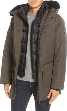 UGG Butte 3-In-1 Down Parka With Genuine Shearling Trim