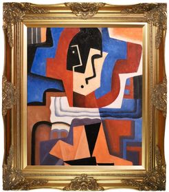 Overstock Art Harlequin - Framed Oil Reproduction of an Original Painting by Juan Gris at Nordstrom Rack