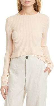 Vince Microstripe Cashmere Crew Sweater at Nordstrom Rack