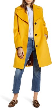 Sam Edelman Single Breasted Wool Blend Coat at Nordstrom Rack