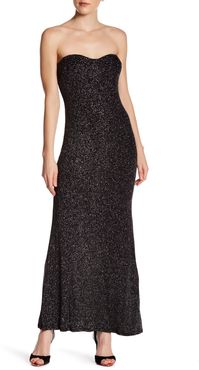 JUMP Strapless Glitter Gown at Nordstrom Rack