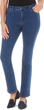 Downtown Stretch Straight Leg Jeans