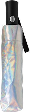 Iridescent Auto Open & Close Compact Umbrella - Metallic