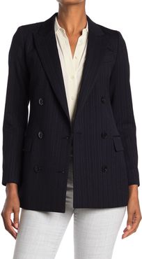 REISS Bree Dot Stripe Double Breasted Jacket at Nordstrom Rack