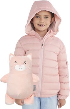 Toddler Girl's Cubcoats Kali 2-In-1 Stuffed Animal & Hooded Down Jacket